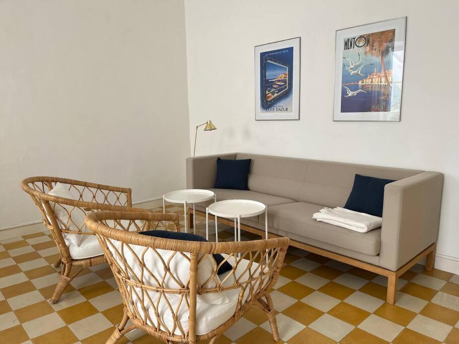 Beautiful Garden Apartment Steps From The Beach Μεντόν Εξωτερικό φωτογραφία